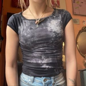 Black Tie Dye Baby T